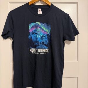 Mount Rushmore Youth Graphic T-Shirt - Navy Blue
